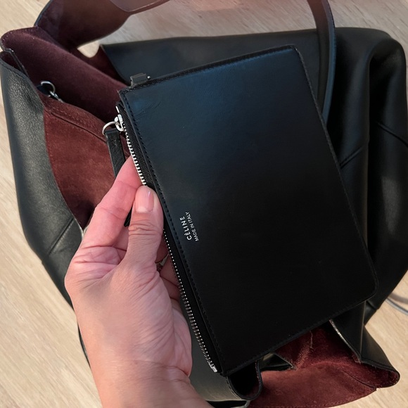 AUTH Celine Cabas hobo bag in black - Picture 11 of 14